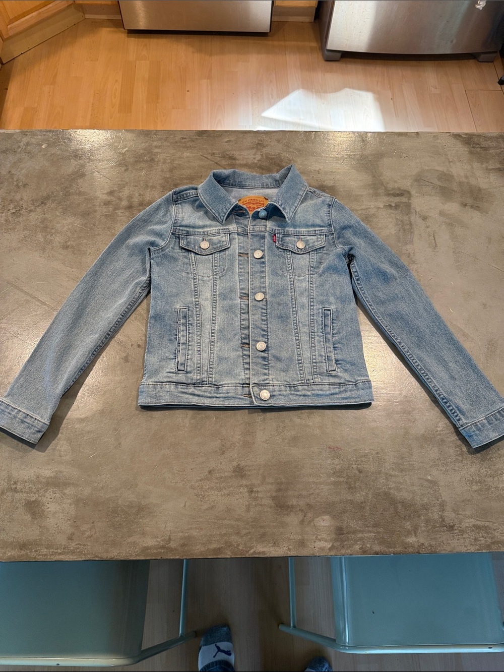 Levi's Light Blue Kids Denim Jean Jacket - Classic Trucker